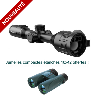 HIKMICRO STELLAR SQ50L 3.0 - Lunette de vision thermique avec télémètre laser intégré + Jumelles 10x42 offertes !