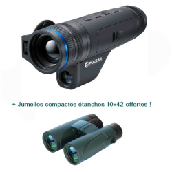 Monoculaire thermique PULSAR TELOS LRF XQ35 + Jumelles 10x42 offertes !