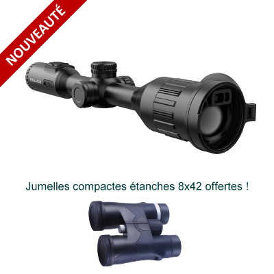 HIKMICRO STELLAR SX60L 3.0 - Lunette de vision thermique avec télémètre laser intégré + Jumelles 8x42 offertes !