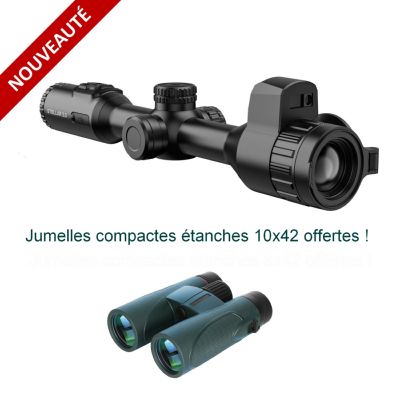 HIKMICRO STELLAR SH35L 3.0 - Lunette de vision thermique avec télémètre laser intégré + Jumelles 10x42 offertes !